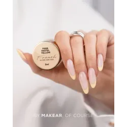 MAKEAR French Manicure Gel Pastel Yellow FG06 - żel do zdobień 5 ml