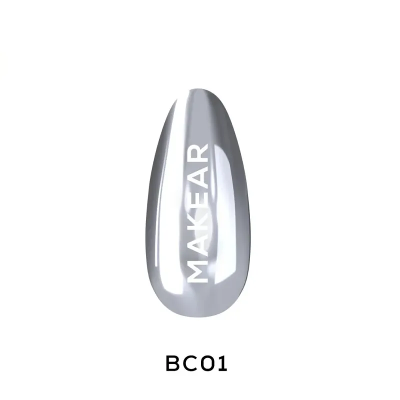 MAKEAR Pyłek w Płynie Chrome Silver BC01 5 ml