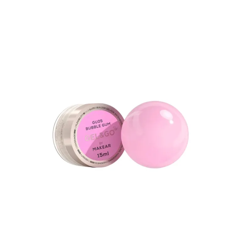 MAKEAR Gel&Go Up Bubble Gum GU05 - żel budujący 15 ml
