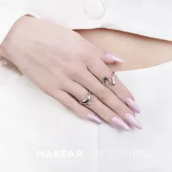 MAKEAR Top No Wipe Cat Eye Silver 8ml