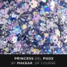 MAKEAR Princess Gel Blue PG03 - Żel do zdobień 5ml
