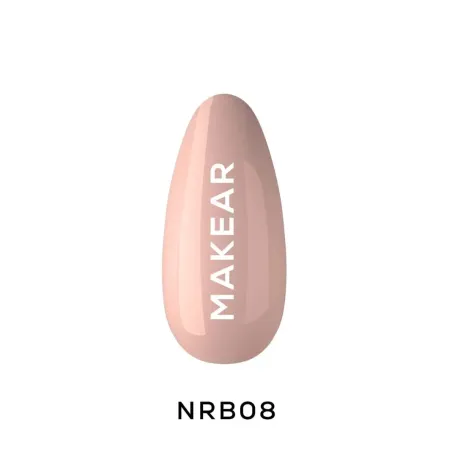 MAKEAR NRB08 Nude Rubber Base Dark Beige 8 ml