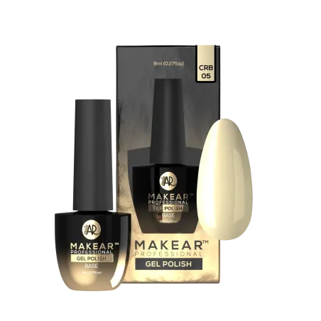 MAKEAR CRB05 Color Rubber Base 8 ml - baza kauczukowa SUNNY