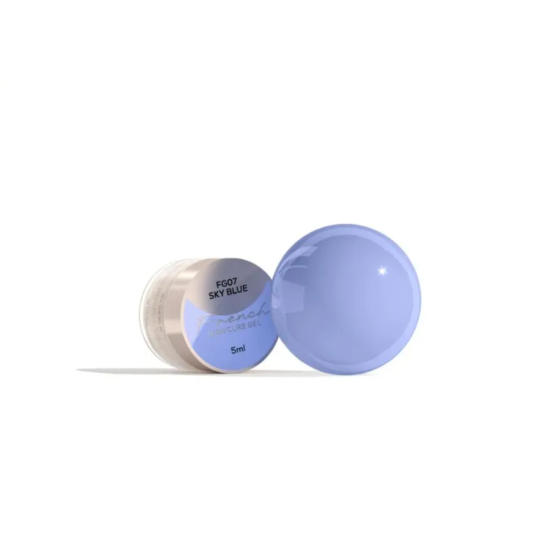 MAKEAR French Manicure Gel Sky Blue Makear FG07 5 ml - żel do zdobień