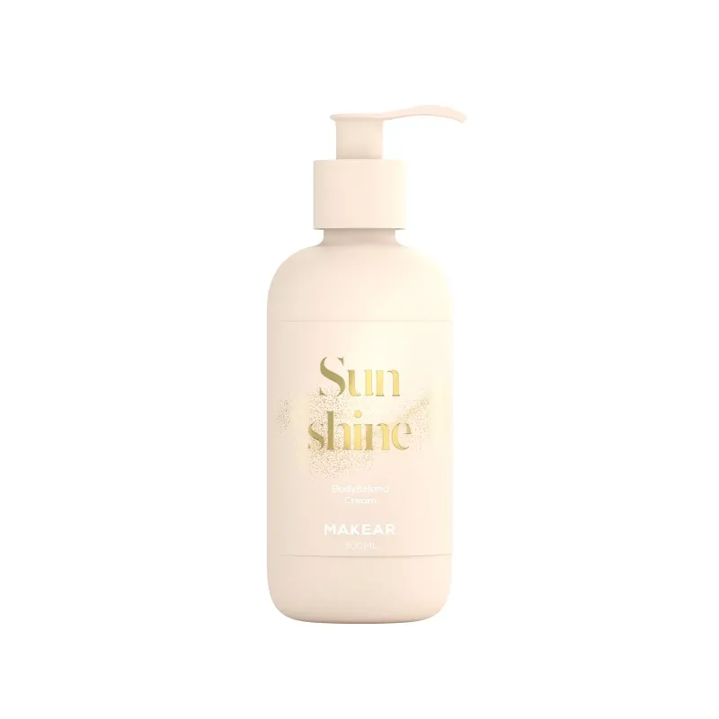 MAKEAR Balsam do dłoni i ciała Sunshine ze złotą drobiną mica  300ml