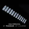 MAKEAR Dual Forms Oval - formy górne 120 szt.