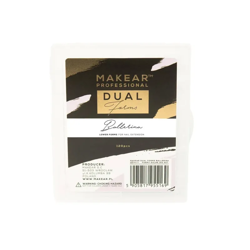 MAKEAR Dual Forms Ballerina - formy dolne 120 szt.