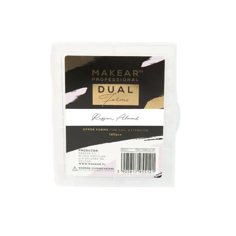 MAKEAR Dual Forms Russian Almond - formy górne 120 szt.
