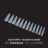 MAKEAR Dual Forms Russian Almond - formy górne 120 szt.