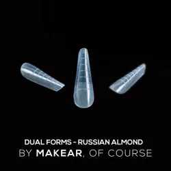 MAKEAR Dual Forms Russian Almond - formy górne 120 szt.