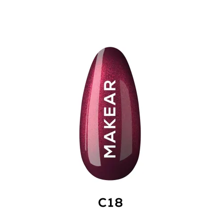 MAKEAR C18 CAT EYE Lakier hybrydowy 8 ml