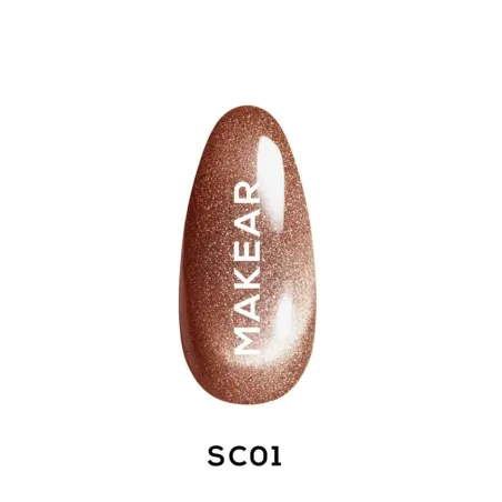 MAKEAR SC01 SILKY CAT EYE Lakier hybrydowy 8 ml