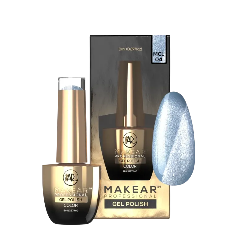 MAKEAR MCL04 MOONLIGHT CAT EYE Lakier Hybrydowy 8 ml