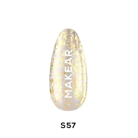 MAKEAR S57 Gold Star Lakier hybrydowy  8 ml