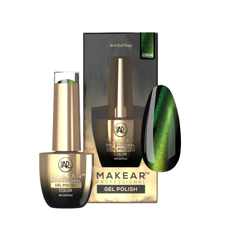 MAKEAR GC04 Galaxy Cat Eye Lakier hybrydowy 8 ml