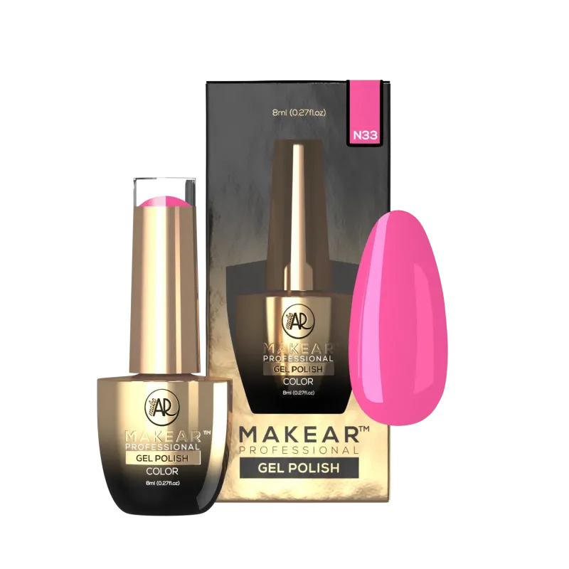 MAKEAR N33 NEON Lakier hybrydowy 8 ml