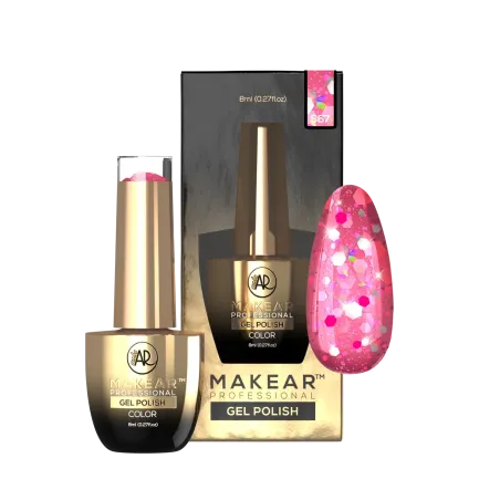 MAKEAR S67 Premium Glitter Lakier hybrydowy 8 ml