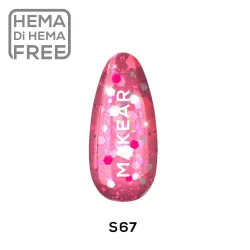 MAKEAR S67 Premium Glitter Lakier hybrydowy 8 ml
