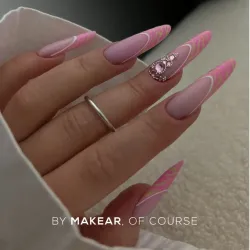 MAKEAR 629 FLOWERS Lakier hybrydowy PEONY 8 ml