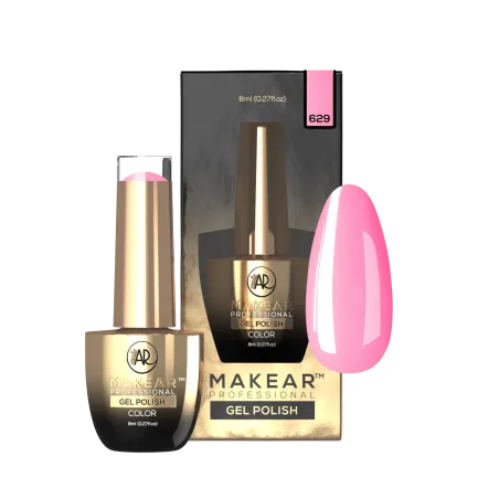 MAKEAR 629 FLOWERS Lakier hybrydowy PEONY 8 ml