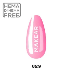 MAKEAR 629 FLOWERS Lakier hybrydowy PEONY 8 ml