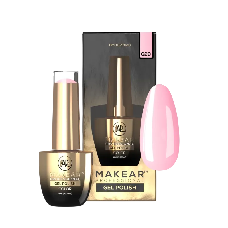 MAKEAR 628 FLOWERS Lakier hybrydowy LILY 8 ml