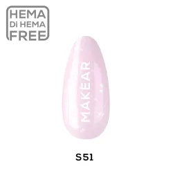 MAKEAR S51 Violet Groovy Lakier hybrydowy 8 ml