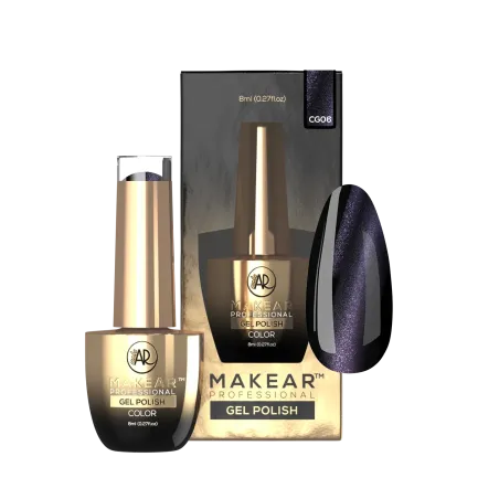MAKEAR GC06 Galaxy Cat Eye Lakier hybrydowy  8 ml