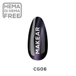 MAKEAR GC06 Galaxy Cat Eye Lakier hybrydowy  8 ml