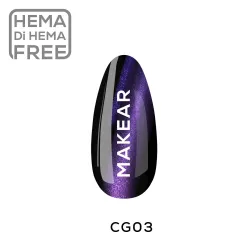 MAKEAR GC03 Galaxy Cat Eye Lakier hybrydowy 8 ml