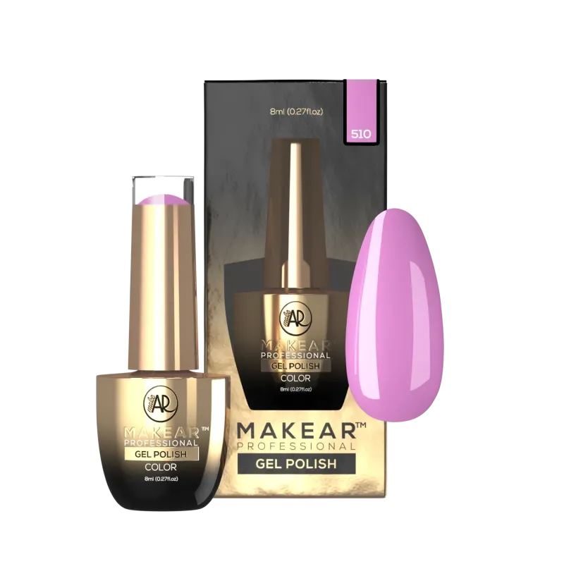 MAKEAR REGULAR 510 Lakier hybrydowy LOLLIPOP 8 ml