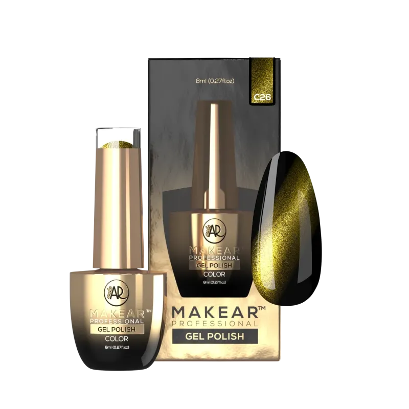 MAKEAR CAT EYE C26 Lakier hybrydowy 8 ml