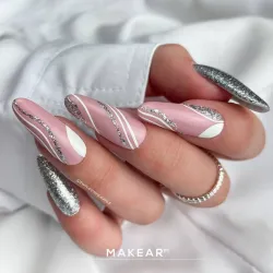 MAKEAR 805 Lakier hybrydowy Premium Glitter 8 ml