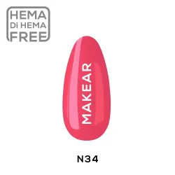 MAKEAR N34 NEON Lakier hybrydowy  8 ml