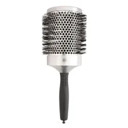 Szczotka Olivia Garden Essential Blowout Classic Silver antystatyczna do modelowania włosów 85 mm
