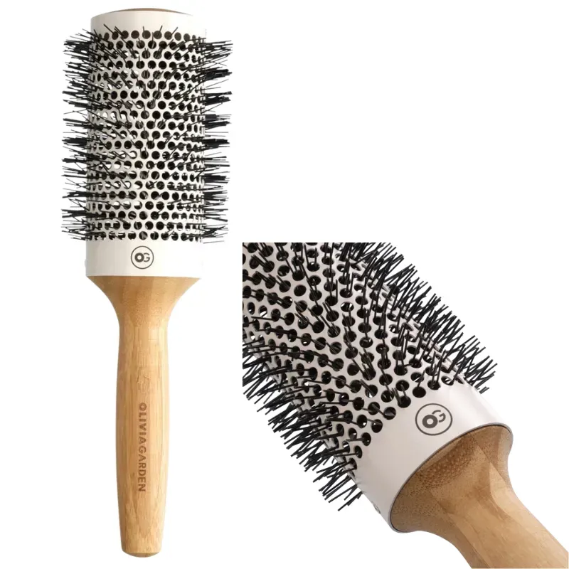 Szczotka Olivia Garden Bamboo Touch Blowout Thermal do modelowania włosów 43 mm
