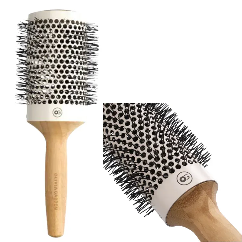 Szczotka Olivia Garden Bamboo Touch Blowout Thermal do modelowania włosów 63 mm