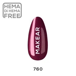 MAKEAR PRINCESS 760 Lakier hybrydowy 8 ml