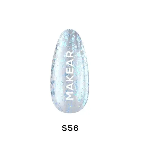MAKEAR STELLAR S56 Lakier hybrydowy BLUE MOON 8 ml