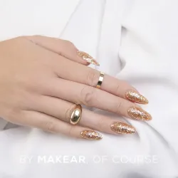 MAKEAR S63 GOLD STAR Lakier hybrydowy 8 ml