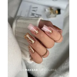 MAKEAR S63 GOLD STAR Lakier hybrydowy 8 ml