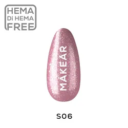 MAKEAR GLITTER S06 Lakier hybrydowy 8 ml