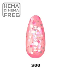 MAKEAR PREMIUM GLITTER S66 Lakier hybrydowy 8ml