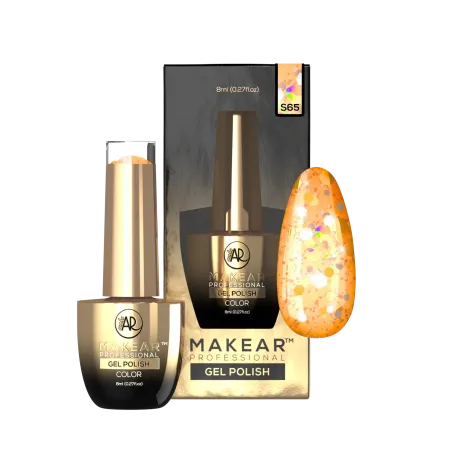 MAKEAR PREMIUM GLITTER S65 Lakier hybrydowy  8 ml