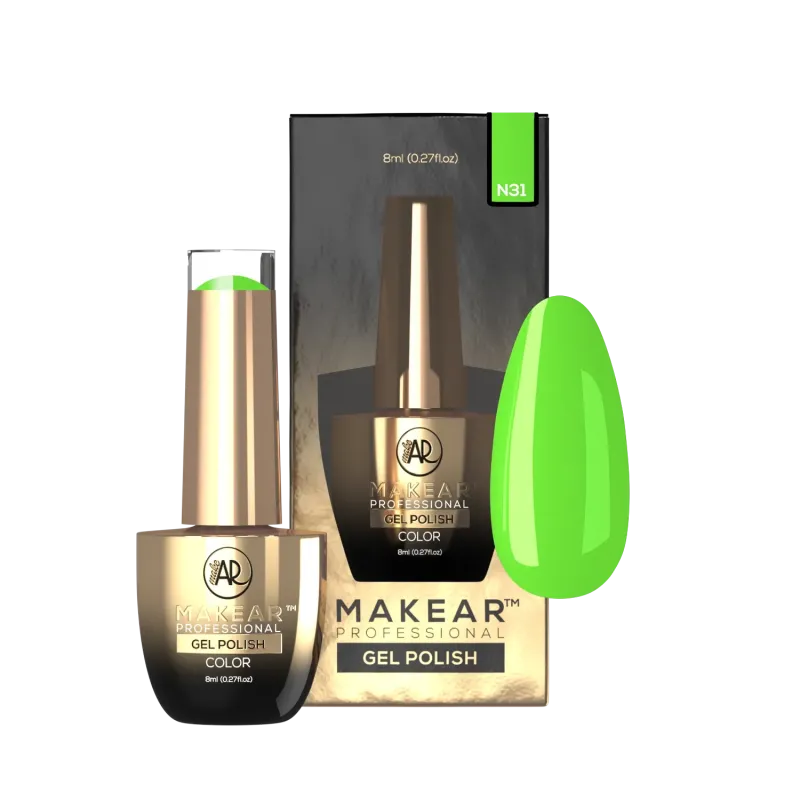 MAKEAR N31 NEON Lakier hybrydowy  8 ml