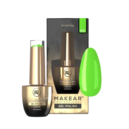 MAKEAR N31 NEON Lakier hybrydowy  8 ml