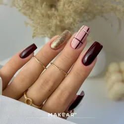 MAKEAR GLITTER 834 Lakier hybrydowy 8 ml