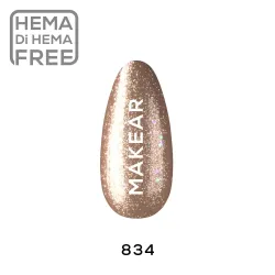 MAKEAR GLITTER 834 Lakier hybrydowy 8 ml