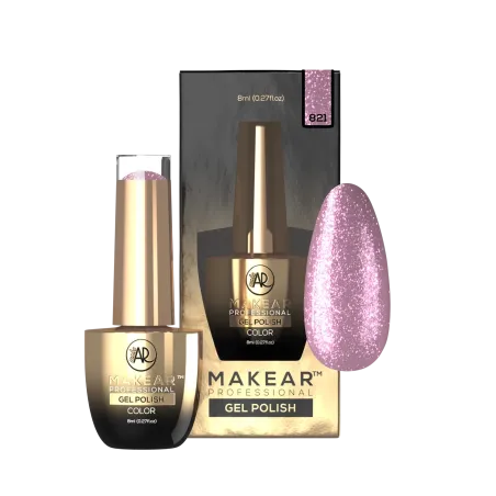 MAKEAR PREMIUM GLITTER 821 Lakier hybrydowy 8 ml