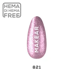MAKEAR PREMIUM GLITTER 821 Lakier hybrydowy 8 ml